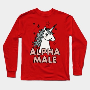 Alpha Male Quirky Unicorn Long Sleeve T-Shirt